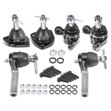 6 Pcs Tie Rod End & Ball Joint
