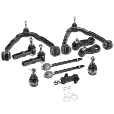 2003-2005 Chevrolet Express 2500 A Set of 11 Control Arm and Ball Joint Full Kit Front Side A-Premium APCA1668