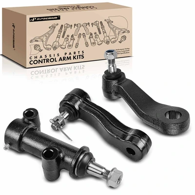 3 Pcs 3-Groove Pitman Arm Idler Arm & Bracket