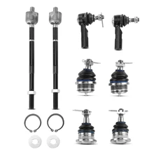2005-2015 Toyota Tacoma A Set of 8 Ball Joint and Tie Rod End Kit Front Side A-Premium APCA1909