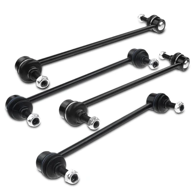 4 Pcs Front & Rear Stabilizer Bar End Link