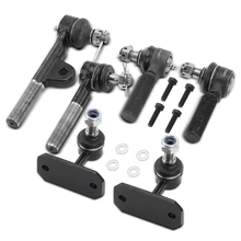 6 Pcs Stabilizer Bar Link & Tie Rod End