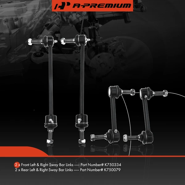 Sway Bar Link Front & Rear A-Premium APCA1995