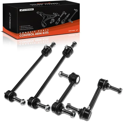 4 Pcs Front & Rear Stabilizer Sway Bar Links