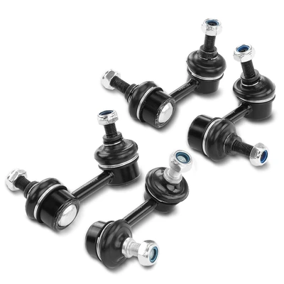4 Pcs Front & Rear Stabilizer Bar End Links