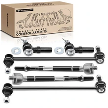 6 Pcs Front Stabilizer Sway Bar Link Tie Rod End