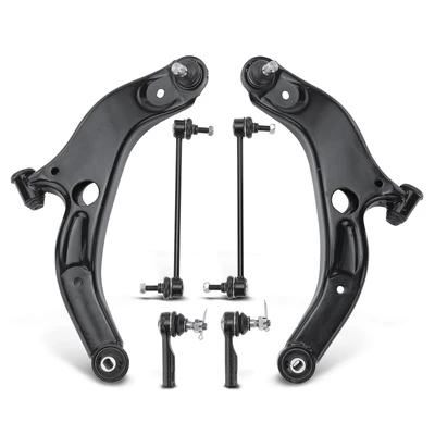 6 Pcs Front Lower Control Arm Stabilizer Bar Link