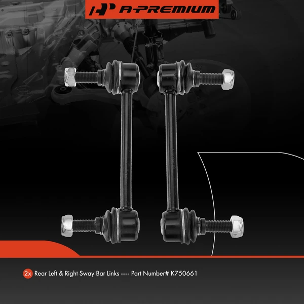 Sway Bar Link, Rear Side, A-Premium APCA2115