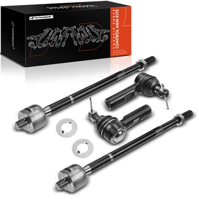 4 Pcs Inner & Outer Tie Rod End