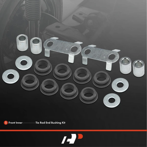 2-Pc Tie Rod End Bushing, Front Inner A-Premium APCA2209
