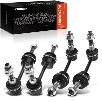 4 Pcs Front & Rear Stabilizer Bar Link