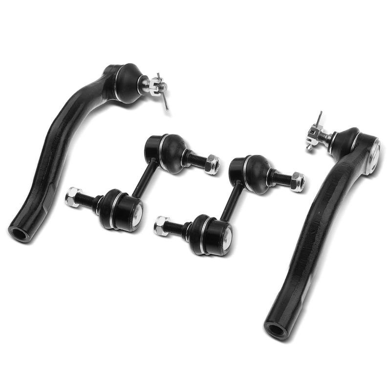 2004-2008 Acura TSX A Set of 4 Sway Bar Link and Tie Rod End Kit Front Side A-Premium APCA2325
