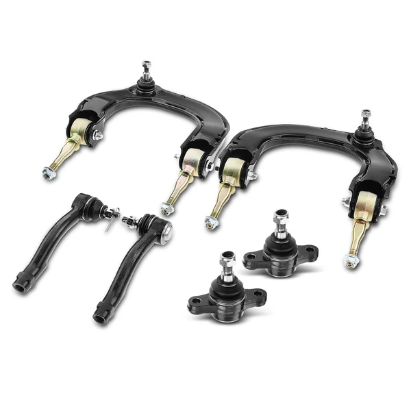 A Set of 6 Control Arm Ball Joint and Tie Rod End Kit Front Side A-Premium APCA2380
