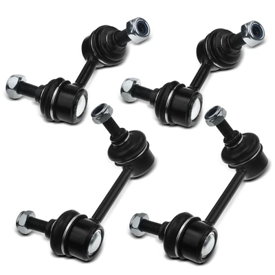 4 Pcs Front & Rear Stabilizer Bar End Link