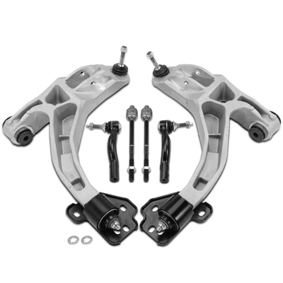 6 Pcs Control Arm with Ball Joint & Tie Rod End