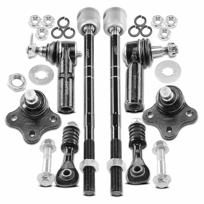 8 Pcs Sway Bar Tie Rod End & Ball Joint