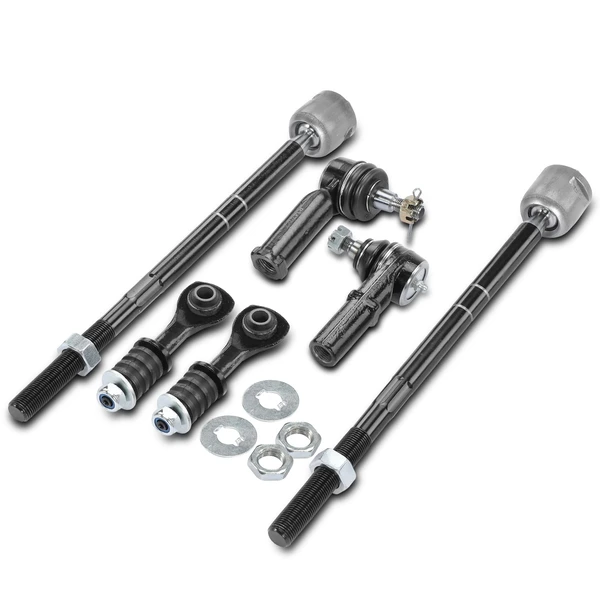 A Set of 6 Sway Bar Link and Tie Rod End Kit Rear Side A-Premium APCA2427