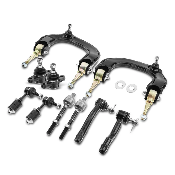 A Set of 10 Control Arm Ball Joint Sway Bar Link Tie Rod End Kit Front Side A-Premium APCA2475
