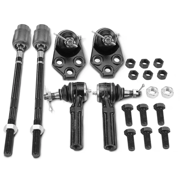 A Set of 6 Ball Joint and Tie Rod End Kit Front Inner & Outer A-Premium APCA2494