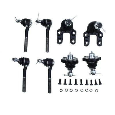 8 Pcs Front Tie Rod End Ball Joint