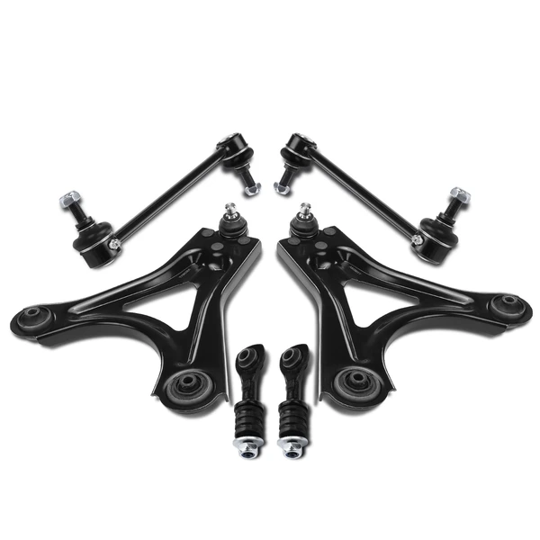 A Set of 6 Control Arm and Sway Bar Link Kit Front & Rear A-Premium APCA2562