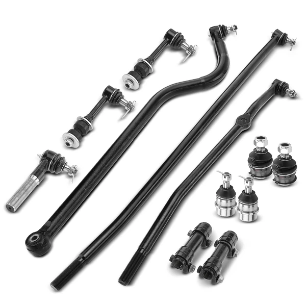 A Set of 12 Ball Joint and Sway Bar Link Full Kit Front Side A-Premium APCA2573