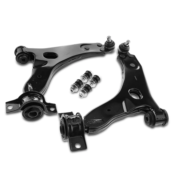 A Set of 4 Control Arm and Sway Bar Link Kit Front Side A-Premium APCA2633