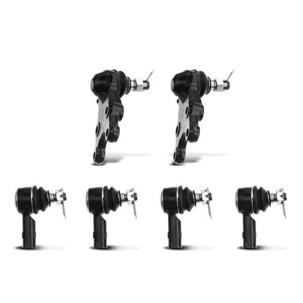 A Set of 6 Ball Joint and Tie Rod End Kit Front Side A-Premium APCA2675