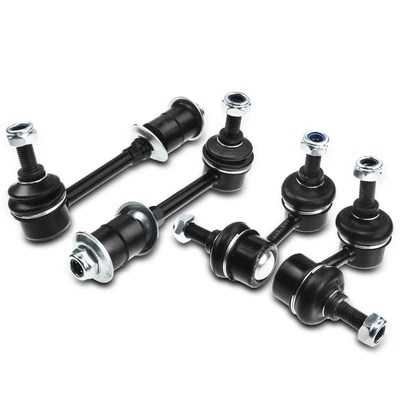 4 Pcs Front & Rear Stabilizer Bar Link
