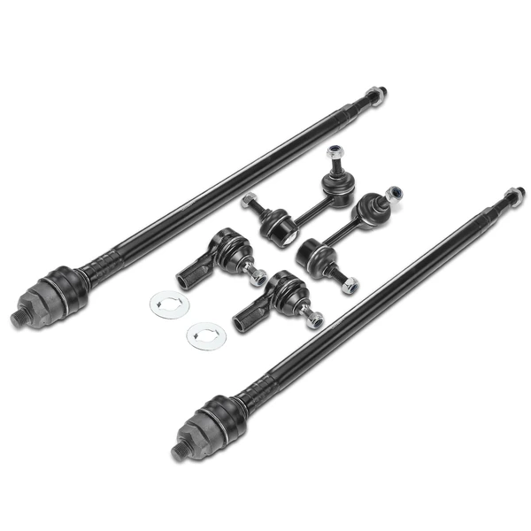 2002-2006 Honda CR-V A Set of 6 Sway Bar Link and Tie Rod End Kit Rear Side A-Premium APCA2744