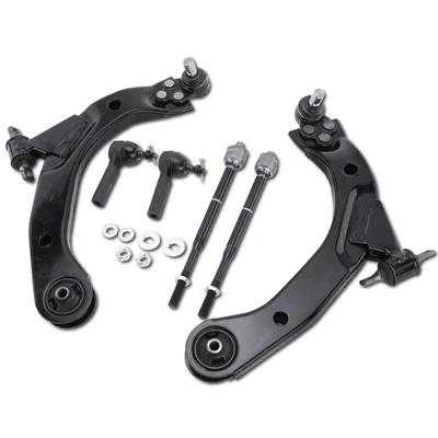 6 Pcs Control Arm with Ball Joint & Tie Rod End