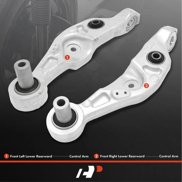 2-Pc Control Arm, Front Lower Rearward A-Premium APCA5479