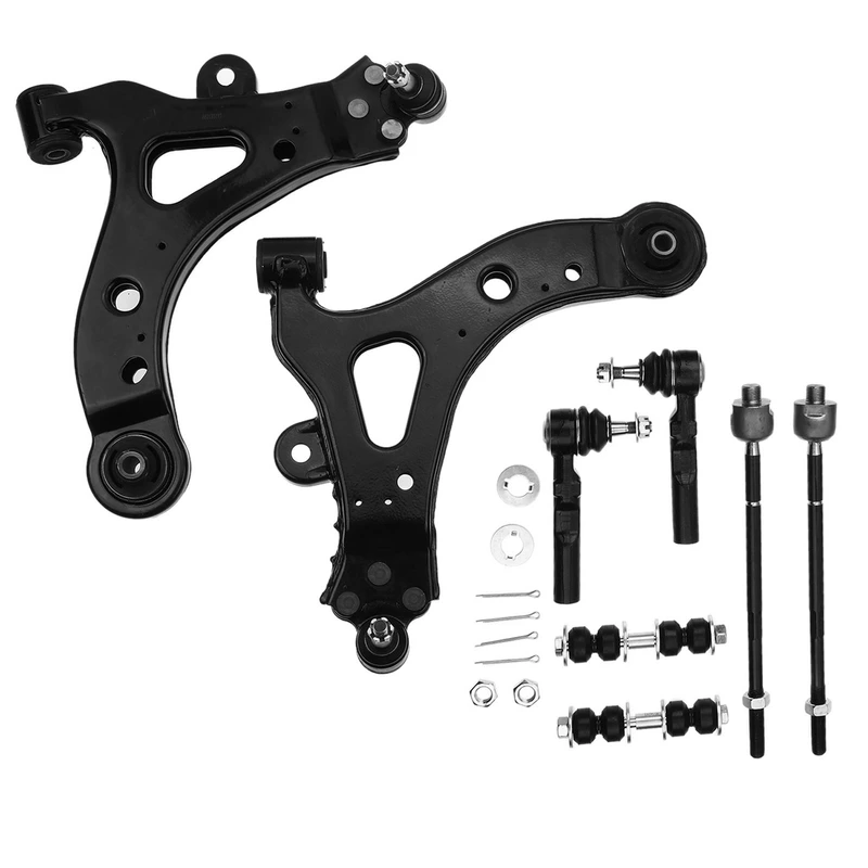2001 Pontiac Aztek A Set of 8 Control Arm Sway Bar Link and Tie Rod End Kit Front Lower A-Premium APCA3468
