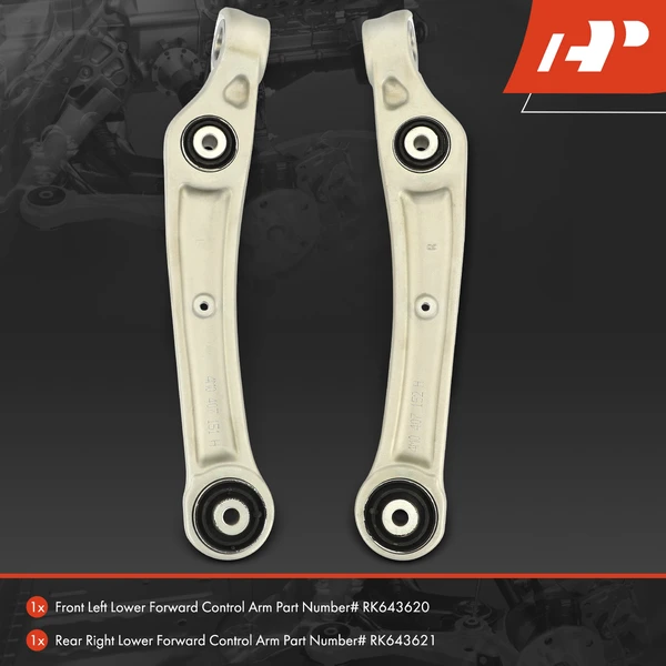 2-Pc Control Arm, Front Lower Rearward A-Premium APCA6029
