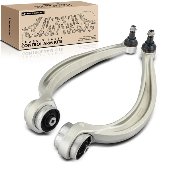 2020 Audi S8 2-Pc Control Arm and Ball Joint Kit, Front Lower Rearward with Ball Joint A-Premium APCA6033