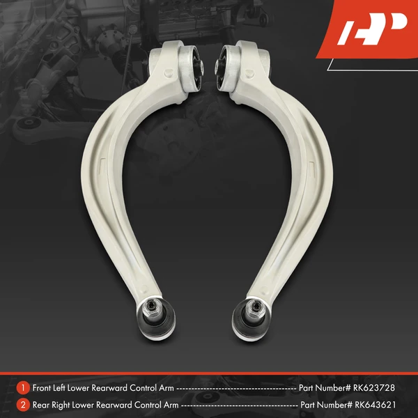 2-Pc Control Arm and Ball Joint Kit, Front Lower Rearward with Ball Joint A-Premium APCA6033