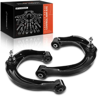 2 Pcs Front Upper Control Arm with Ball Joint