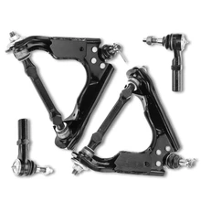 4 Pcs Front Control Arm with Ball Joint Tie Rod End