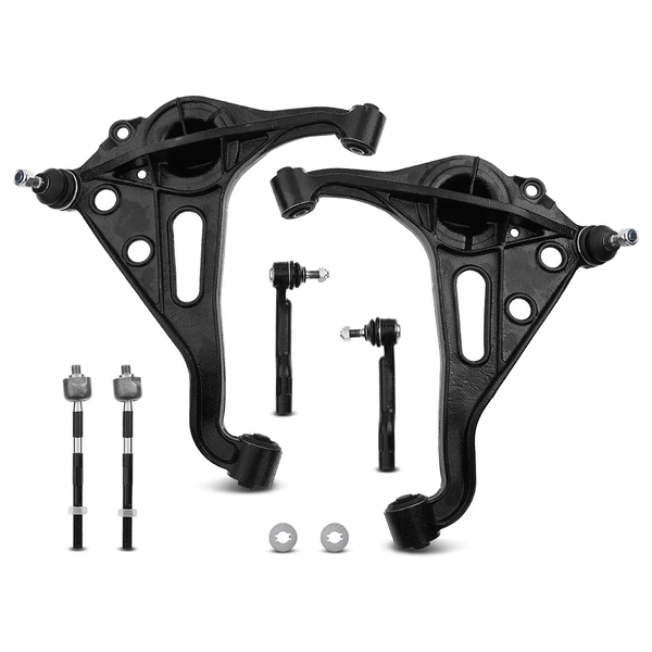 A Set of 6 Control Arm and Tie Rod End Kit Front Lower A-Premium APCA3183