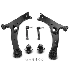 2000-2005 Toyota Celica A Set of 6 Control Arm Ball Joint and Tie Rod End Kit Front Side A-Premium APCA3181