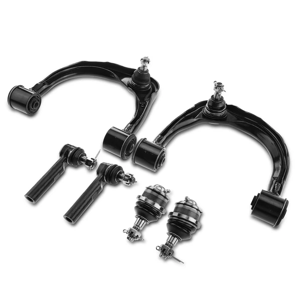 A Set of 6 Control Arm Ball Joint and Tie Rod End Kit Front Side A-Premium APCA3193