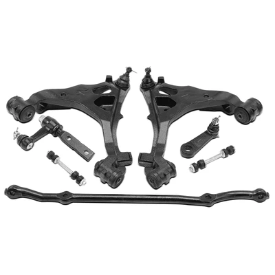 2004 Ford F-150 Heritage A Set of 7 Control Arm Center Link Idler Arm Pitman Arm Kit Front Side A-Premium APCA3259