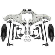 2000-2003 Volvo S80 A Set of 14 Control Arm Sway Bar Link and Tie Rod End Kit Front & Rear A-Premium APCA3271
