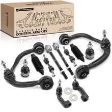 2007-2014 Lincoln Navigator A Set of 12 Control Arm Ball Joint Tie Rod and Sway Bar Link Kit Front Side A-Premium APCA3293