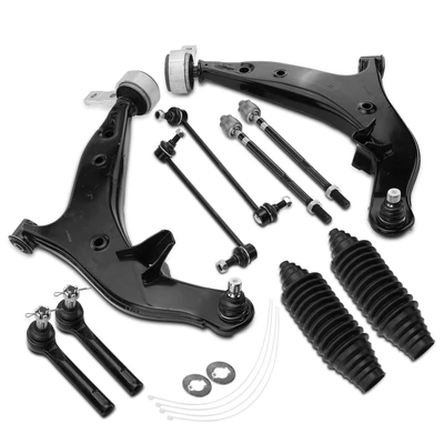 10 Pcs Control Arm Ball Joint Sway Bar Tie Rod End