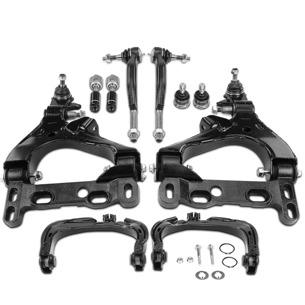2004-2005 GMC Envoy XUV A Set of 10 Control Arm Ball Joint and Tie Rod End Kit Front Side A-Premium APCA3342