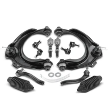 2003-2006 Honda Accord A Set of 10 Control Arm Ball Joint Tie Rod and Sway Bar Link Kit Front Side A-Premium APCA3351