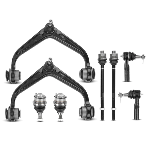 2011-2019 GMC Sierra 3500 HD A Set of 8 Control Arm Ball Joint and Tie Rod End Kit Front Side A-Premium APCA3377