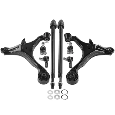 8 Pcs Control Arm with Ball Joint & Tie Rod Kit
