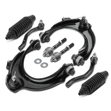 2003-2006 Honda Accord A Set of 8 Control Arm Ball Joint and Tie Rod End Kit Front Side A-Premium APCA3424